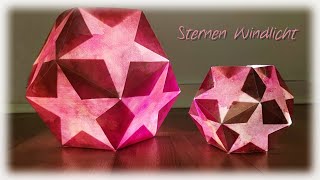 Sternen Windlicht * DIY * Star Lantern