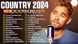 Country Songs 2024 - Brett Young, Luke Combs, Luke Bryan, Chris Stapleton, Morgan Wallen, Kane Brown