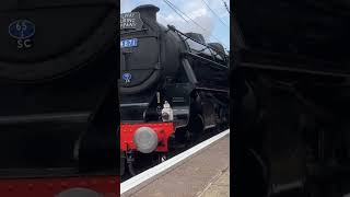 44871 makes itself heard leaving Newcastle Central 18/05/24