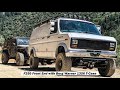 Lifted Ford Econoline Camper Van Built for Off-road & Overland Adventures