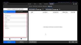 SkyTab - Manager Reporting & Timeclock Tab
