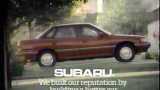 Vintage Commercials late 1990-1991 Autos Lexus LS 400 Subaru