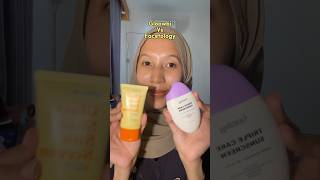 Battle sunscreen FACETOLOGY VS GLOOWBI, bagus mana? #sunscreenviral