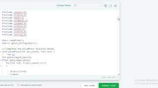 plus minus | hackerrank solution in c