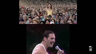 Bohemian Rhapsody and the real Queen's performance in Live Aid