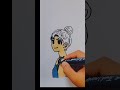 как нарисовать девушку. қыздың суретін салу. drawing girl