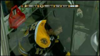 Milan Lucic fights Mike Brown 2/26/09