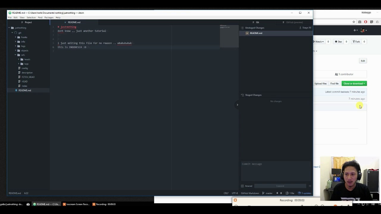 Atom How To Setup Github And Git From Atom Editor Youtube