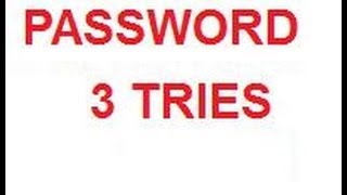 Flash Tutorial Request 41 Password 3 Tries