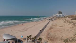 DJI Mavic Air 4k. Rishon LeTsiyon Beach.