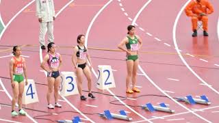 [4k] U20女子100m　決勝　第107回日本選手権 2023