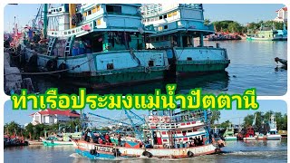 ท่าเรือประมงแม่น้ำปัตตานี เข้าวันหนึ่ง