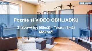 PREDANÉ EXKLUZÍVNE 3-izbový byt (68m2) - Mokraď