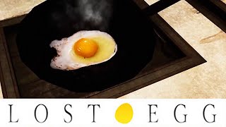 #1 卵を操作して無事フライパンで目玉焼きを作るゲーム『LOST EGG』