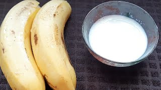 2 Banana & 2 table spoons  Milk , Quick & easy Ice cream  |Instant Quick  & Healthy Banana Ice cream