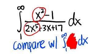 Comparison test for improper integrals introduction, calculus 2 tutorial