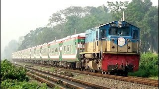 788 Sonar Bangla Express: Dhaka to Chittagong Through Passing Banani -  Bangladesh Railway