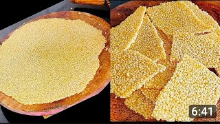 Only 2 Ingredients Till Papad  in 5 Minutes | सिर्फ 5 मिनट में 2 सामान से तिल पापड़ बनाएं  |