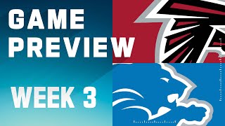 Atlanta Falcons vs. Detroit Lions | 2023 Week 3 Game Preview
