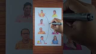 Tarak Mehta ka ulta chashma new matching puzzle #shorts #art ##puzzle #artadda #trending #tmkoc