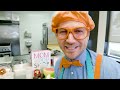 比利皮做水果冰棍 blippi 中文版 儿童教育视频 实景探索