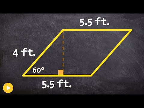 Geometry - Use special right triangles to determine the height to find the area of a parallelogram Geometry - Use special right triangles to determine the height to find the area of a parallelogram