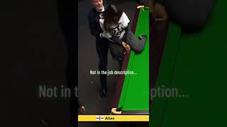 Referee Olivier Marteel has been praised for stopping a protestor at the Crucible 👏 #shorts #snooker