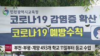 부천·부평·계양 493개 학교 11일부터 등교 수업