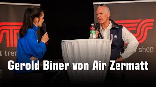 Podiumsgespräch mit Gerold Biner von Air Zermatt 28.10.2023