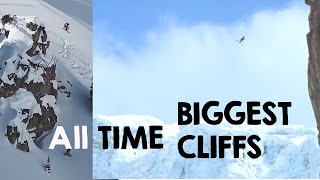 The Biggest and Rowdiest Cliffs Ever Skied off(it's actually absurd)
