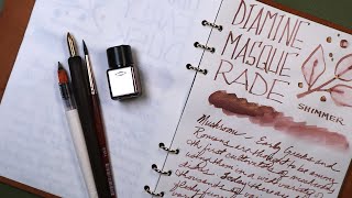 Is It Brown? Or Is It Pink? | Diamine 'Masquerade' | Plotter Ink Journal