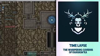 Time Lapse of The Battle Map + Dungeon: The Whispering Caverns of Kharash'ka