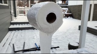 Frozen Toilet Paper, Frozen Egg, and Frozen Spaghetti