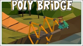 SquiddyPlays - Poly Bridge - CRAZY JUMPS! [1]