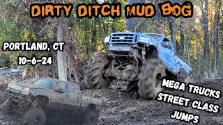 Portland Dirty Ditch Mud Bog Mega Trucks Street Class Jumps Car Crushing Fair 10-6-24