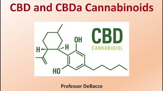 CBD and CBDa Cannabinoids