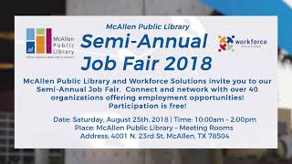 Job Fair at McAllen Public Library