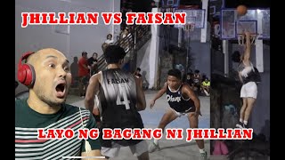 JHILLIAN PALIS VS FAISAN THE DUNKER - REACTION