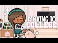 RICH TEEN COLLEGE MOVING DAY! | WITH VOICE 📢 | TOCA LIFE WORLD ROLEPLAY