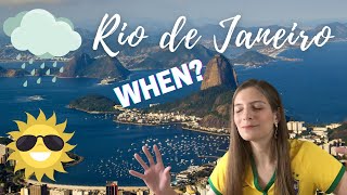 When you SHOULDN'T visit BRAZIL Rio de Janeiro | Weather | Travel Schedule