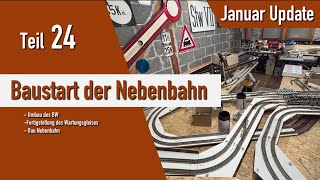 Teil 24 / BW Umbau, jetzt macht es Sinn! / Testanbindung / Baustart der Nebenbahn