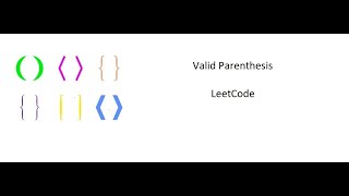 LeetCode Valid Parenthesis Java code using Stack (Interview Microsoft, Google, Facebook, Amazon)