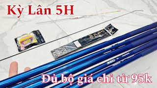 95k | Bộ Cần Câu Tay Kỳ Lân 5H Carbon , Thanh Lý Giá Sốc