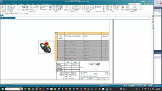 Solid Edge Macro to export parts list with thumbnails