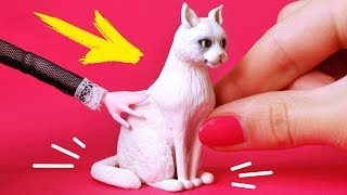 🌟Miniature Cat 💖 DIY Pets for dolls 💖 AnnaOriona