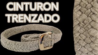 CINTURON TRENZADO EN 6 CORDONES FACIL Y RAPIDO //MACRAME PASO A PASO