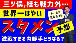 【緊急動画】世界一早い来季中日スタメン予想＆考察【中日ドラゴンズ】三ツ俣、桂が戦力外　2022ドラフト指名選手は？