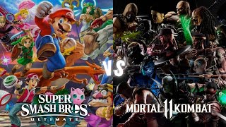 Super Smash Bros Ultimate VS Mortal Kombat 11 -  Which one is your favorite? #games4us