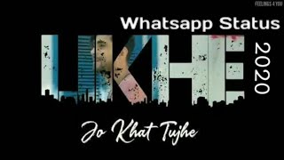 Likhe Jo Khat Tujhe Teri Yaad Main Whatsapp Status || SANAM NEW SONG 2020 ||