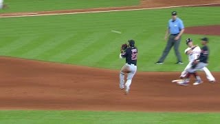 CLE@HOU: Kipnis gets out after safe call overturned